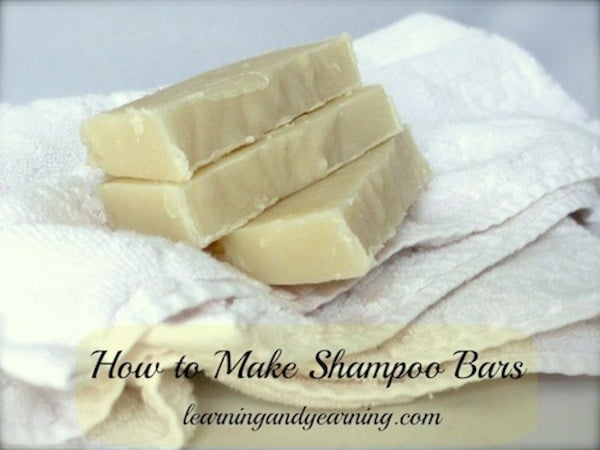 DIY Shampoo Bars @learningandyearning.com