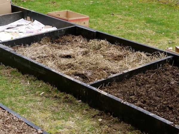 Lasagna Gardening is a great way to build soil!