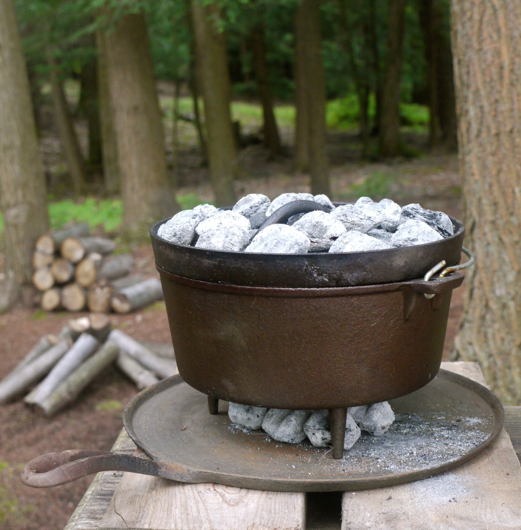Create Your Own Dutch Oven Table for Camp Cooking