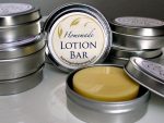 Lotion Bars are a great way to keep your skin soft, and they travel well without any mess. Get the recipe and free printable labels!