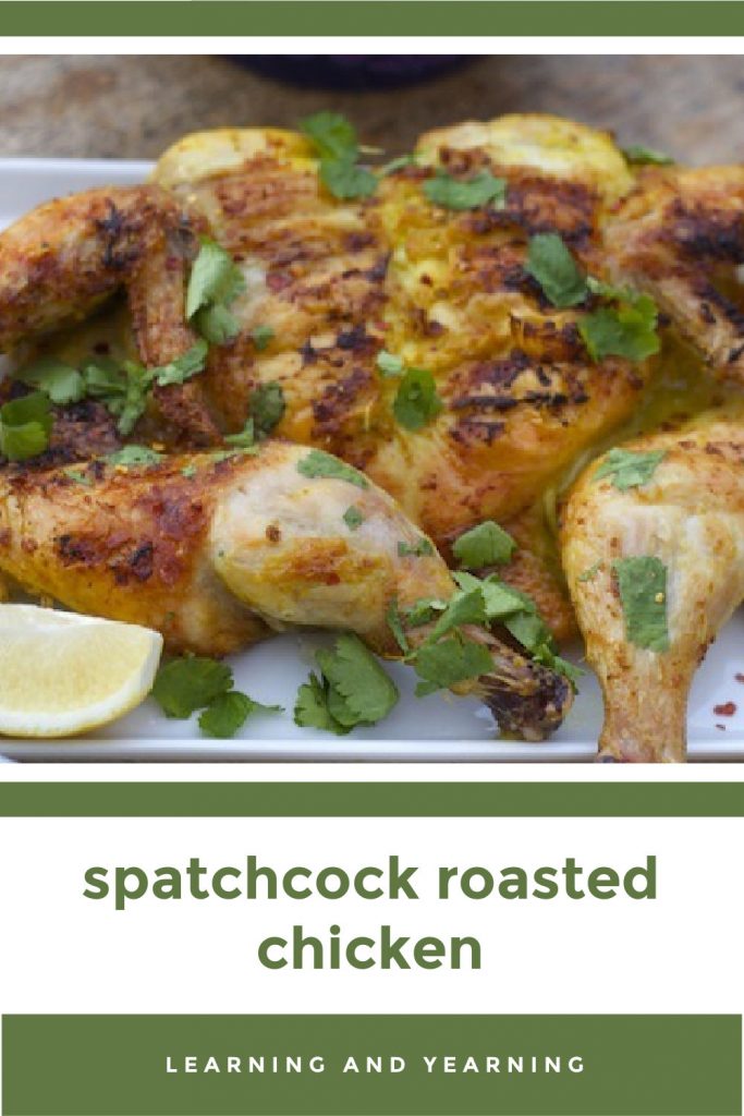 Spatchcock roasted chicken with turmeric recipe!