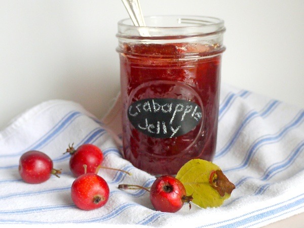 Crabapple jelly is one of the easiest to make; no pectin is required because the crabapples themselves have plenty of their own!