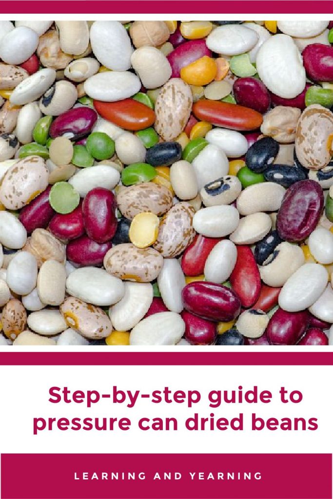 Step-by-step guide to pressure can dried beans!