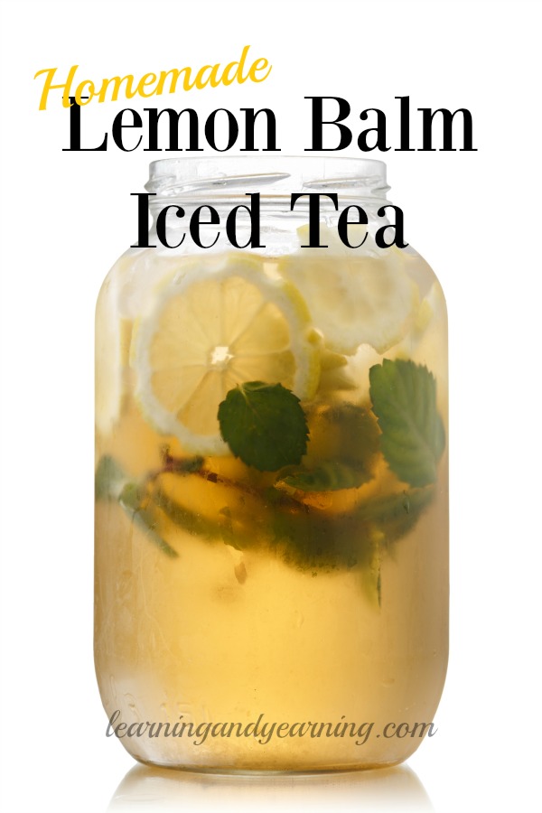 If you grow or forage lemon balm, try using some to make lemon balm iced tea. It's incredibly delicious and easy to make!