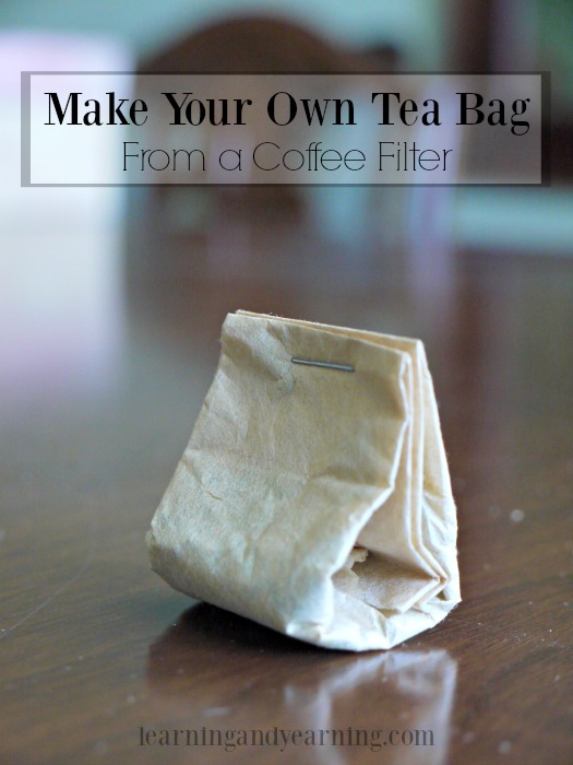 How to Make Your Own Tea Bag From a Coffee Filter