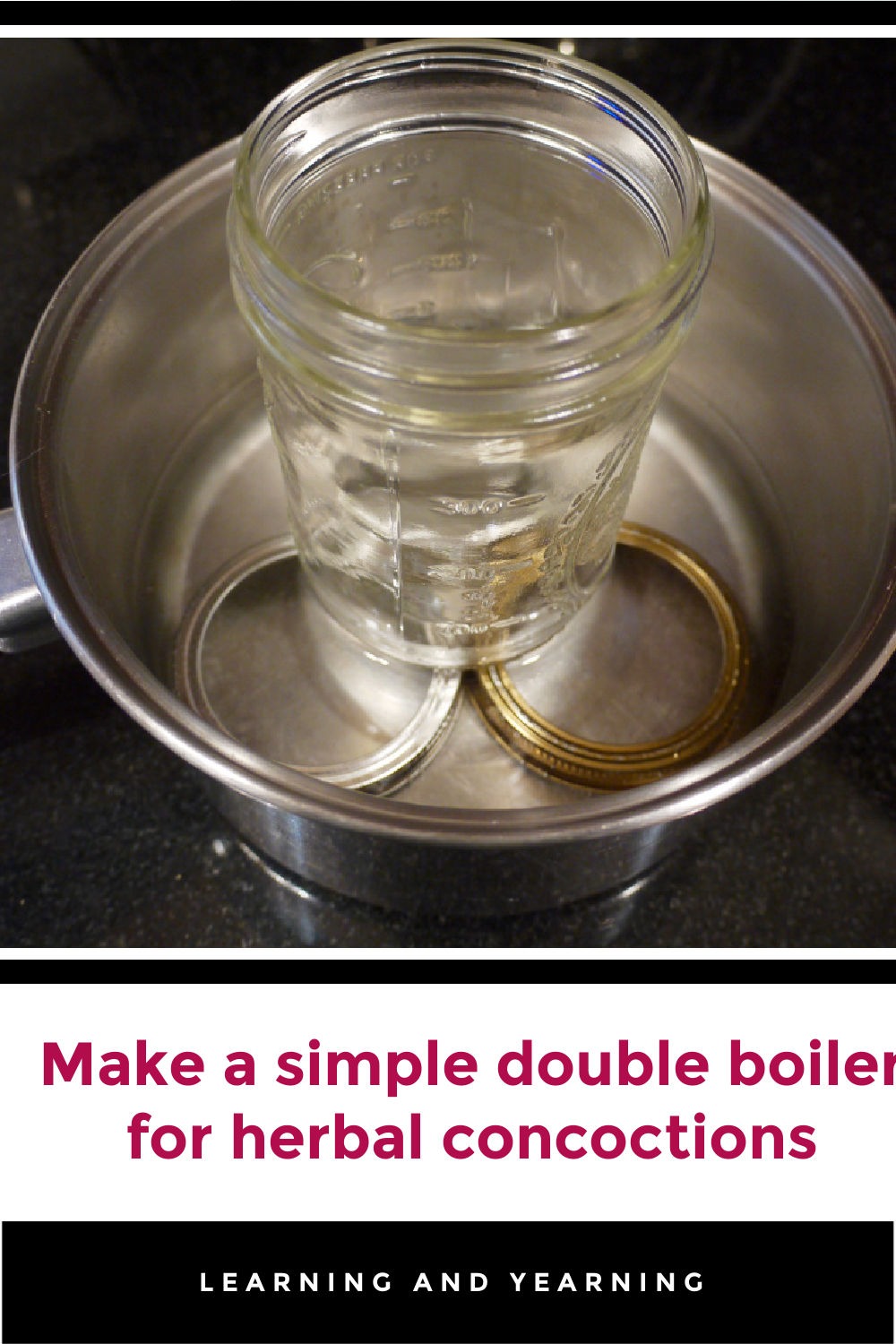 How to Make a Double Boiler for Herbal Concoctions