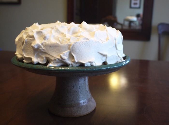 Perfect for celebrations - whip cream smothered poppy seed cake. Make it with pastured eggs, cream and butter and it can be a part of your real food diet!