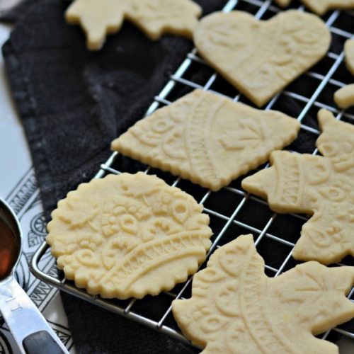maple syrup butter cookies