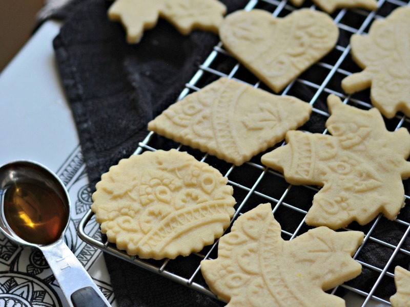 maple syrup butter cookies