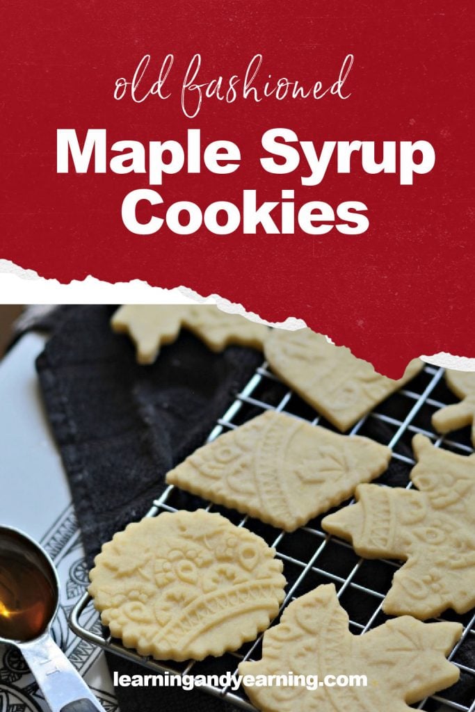 Old fashioned maple syrup cookies!