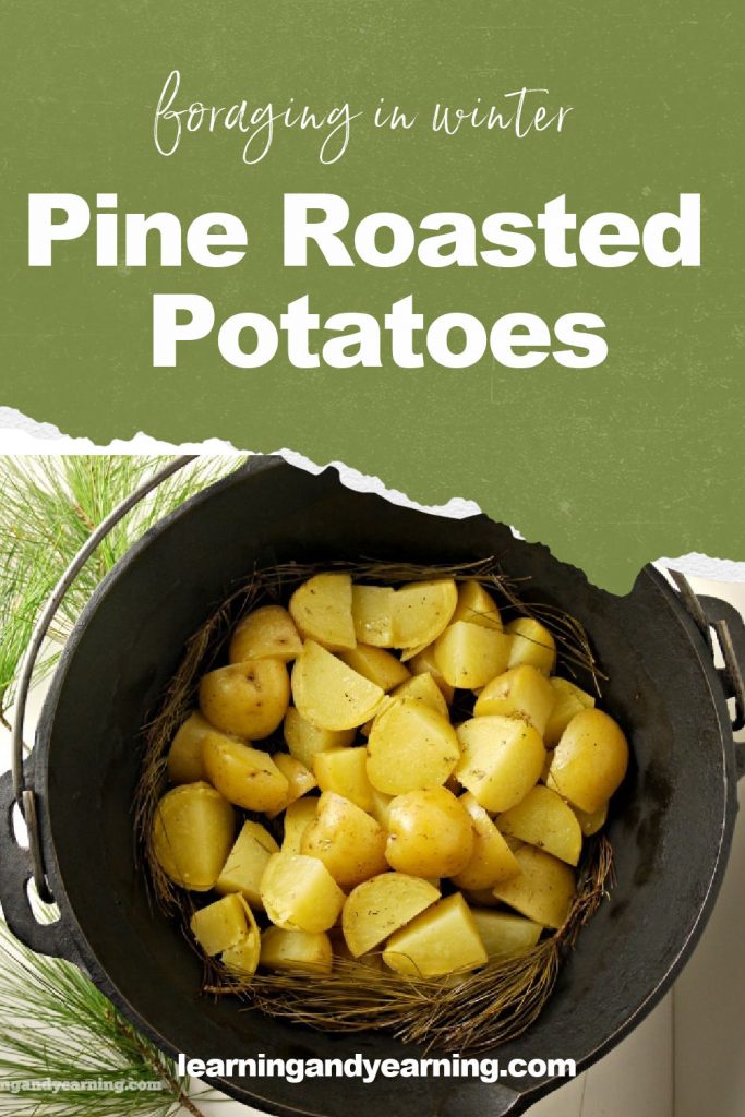 Pine roasted potatoes!