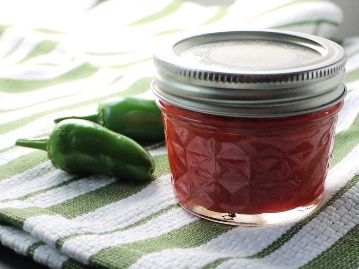Canned homemade hot pepper sauce!