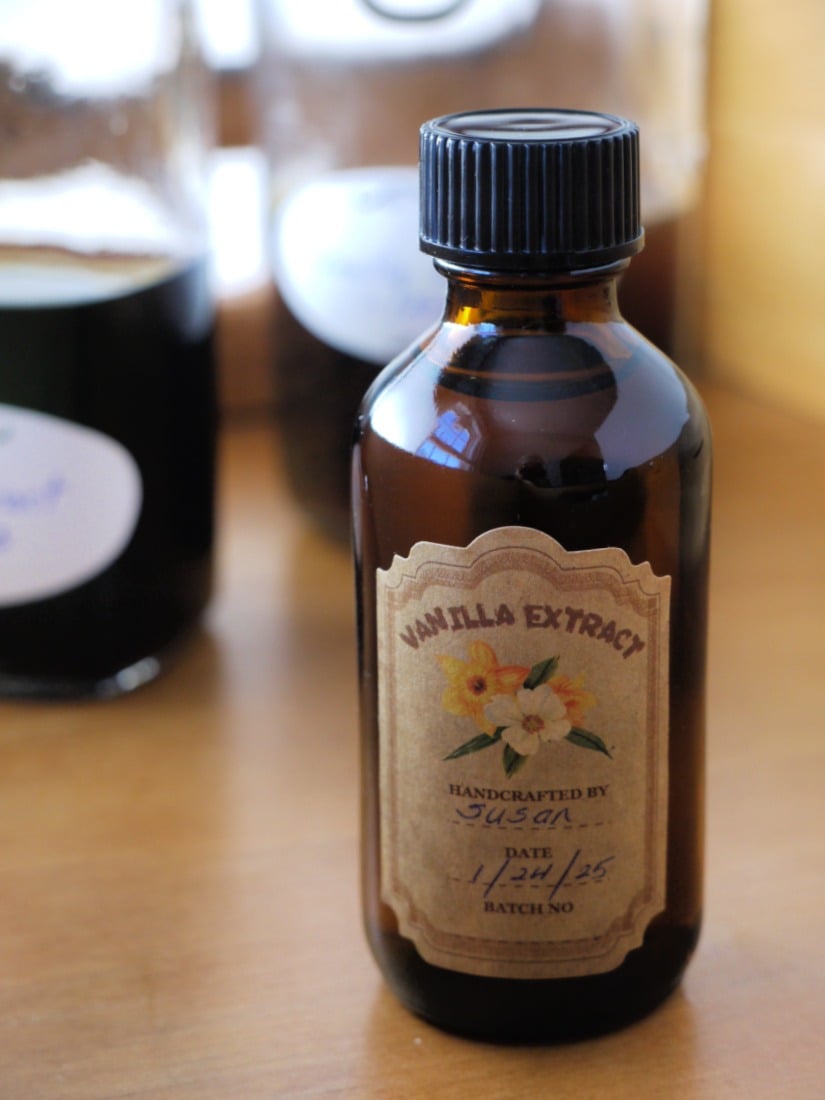 homemade vanilla extract